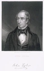 John Tyler, graviert von John B. Forrest